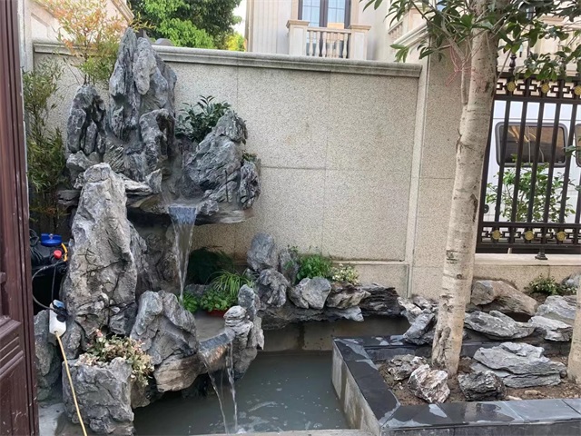 汉中庭院假山鱼池位置